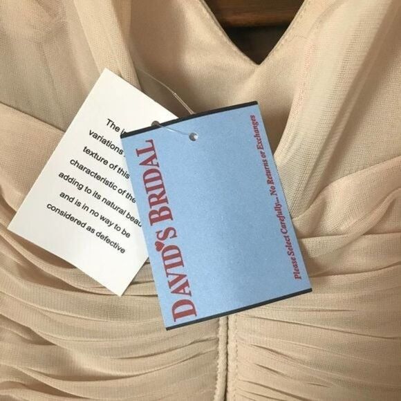 David’s Bridal Flutter Sleeve Bridesmaid Dress - Picture 8 of 11